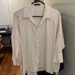 Mango Silk Blouse